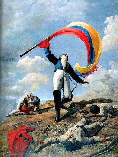 Cristobal Rojas La Muerte de Giradot en Barbula china oil painting image